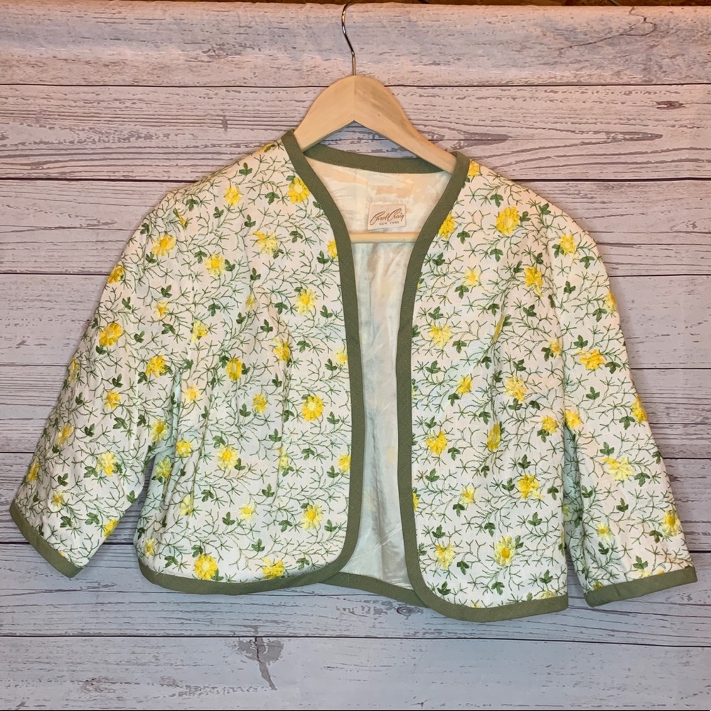 Cropped Flower Jacket